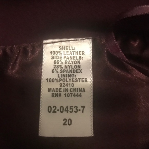 🥶Leather &Ponte Side Panel Skirt - Picture 6 of 8